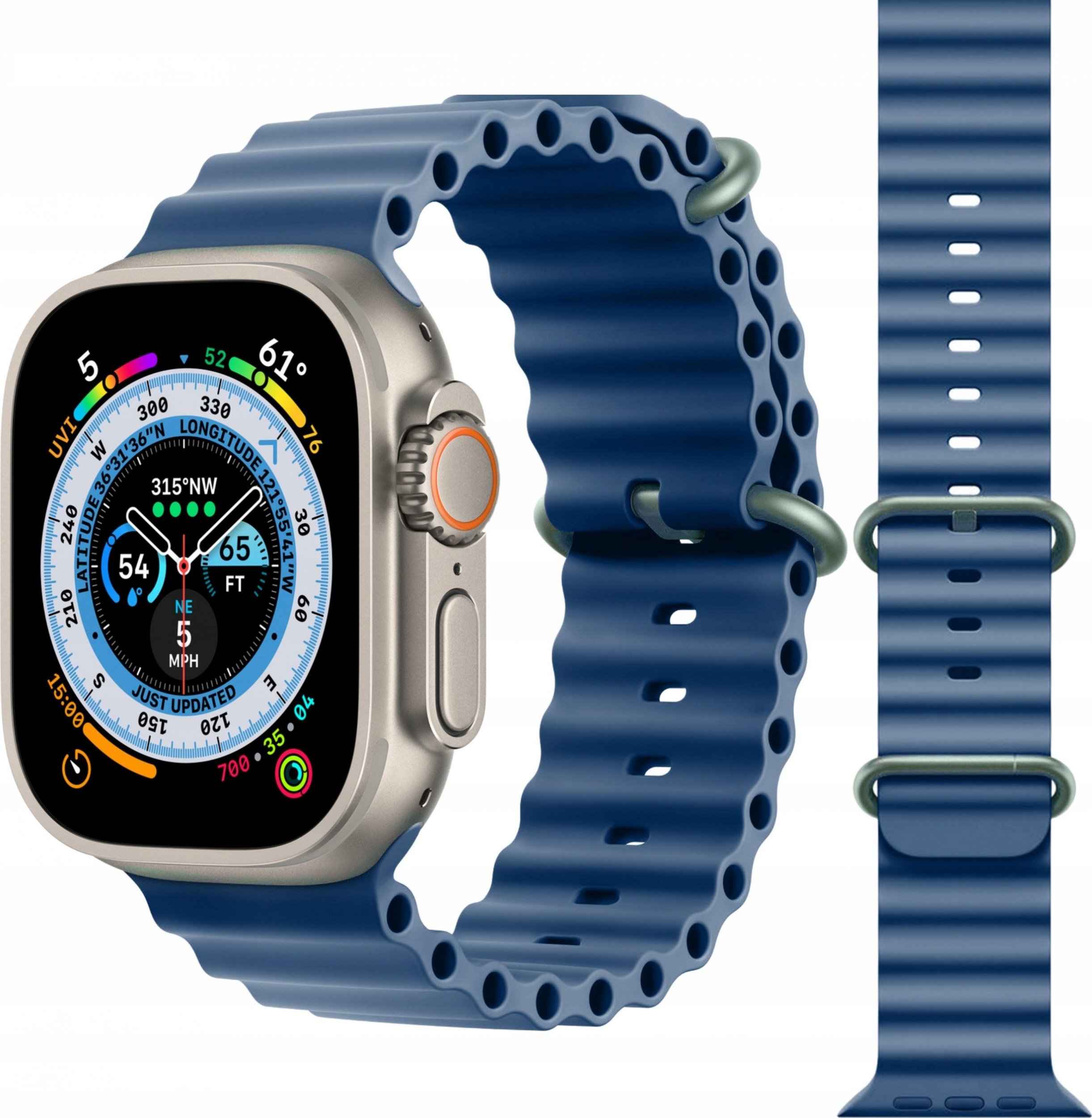 4TechGoods SILIKON PASEK DO APPLE WATCH ULTRA 42 44 45 49 mm