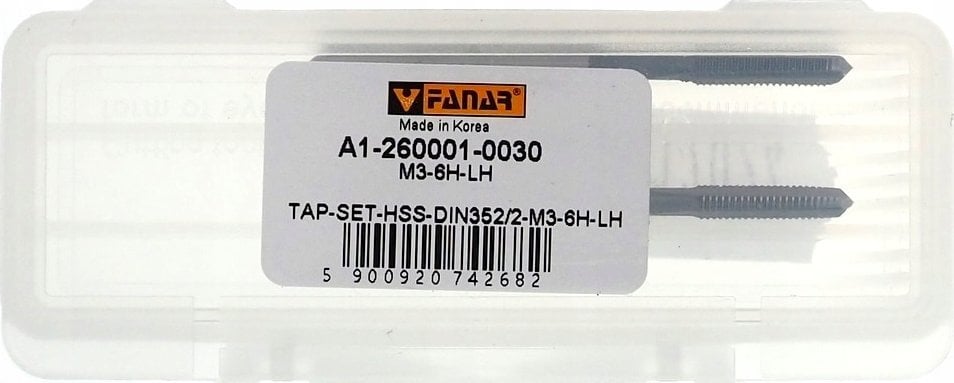 Fanar GWINTOWNIK M 3 NGMM/2 DIN-352/2 LH (6H) HSS