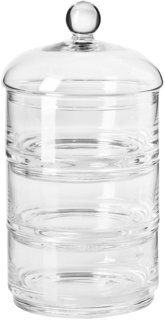 Krosno Komplet pojemników Glamour KROSNO 3 salaterki