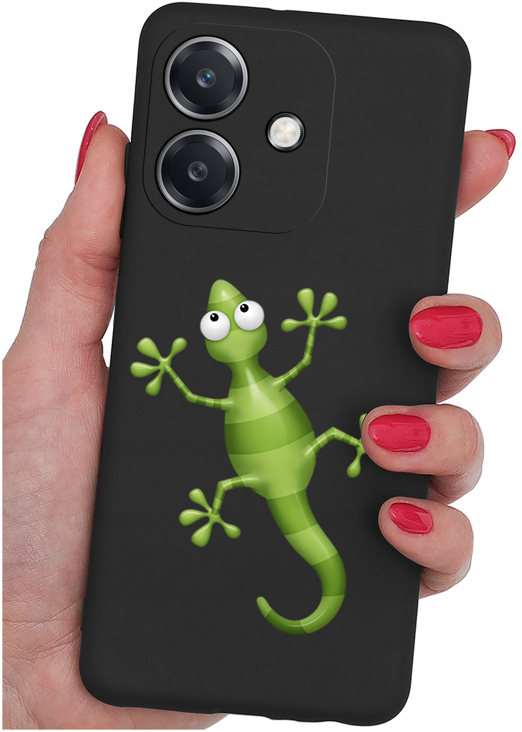 Etui do Oppo A40 | A40M | WZORY | SILIKONOWE MATT SZKŁO 9H