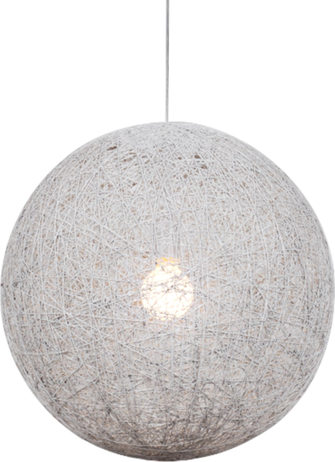 Lampa wisząca Candellux Lampa sufitowa biała do salonu Candellux CARUBA 31-26913