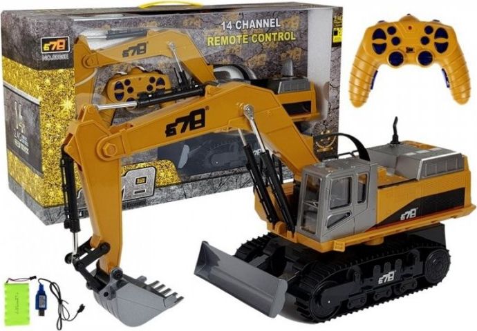 Lean Sport Koparka Zdalnie Sterowana 2.4G R/C Światła