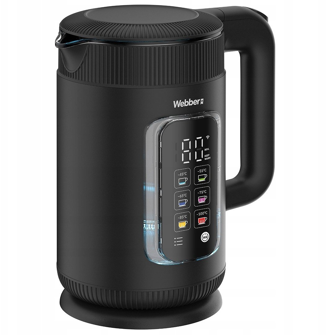 Czajnik elektryczny Webber WK115 WIFI 1,5L Szklane wnętrze Smart Keep Warm