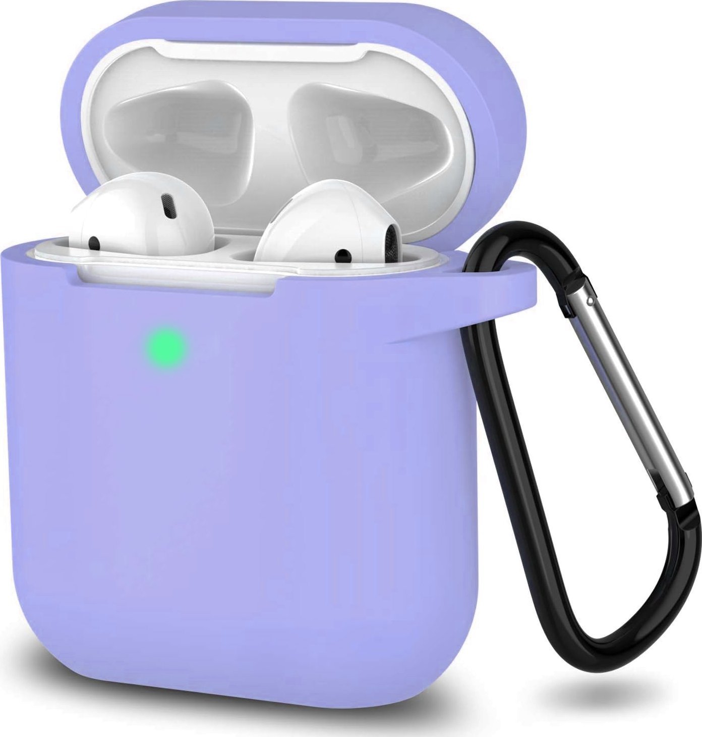 Vanfone Vanfone Etui silikonowe do Apple AirPods 1/2, fioletowe (VANAX53009)