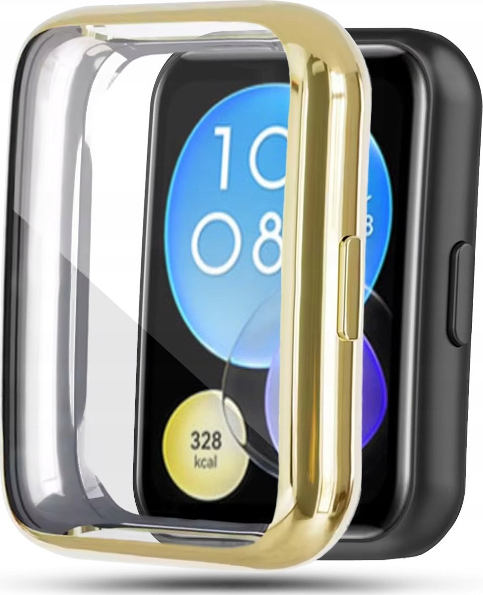 ETUI SILIKONOWE OCHRONNE CASE + 2w1 DO HUAWEI WATCH FIT 2 | KOLORY |PREMIUM