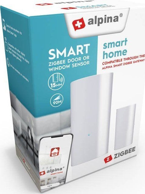 Alpina - Inteligentny sensor otwarcia okien sieć Zigbee