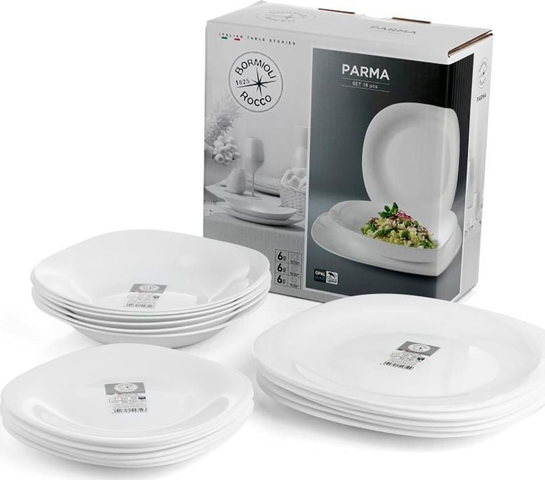 Bormioli Rocco Talerze obiadowe Bormioli Rocco Parma dla 6 osób