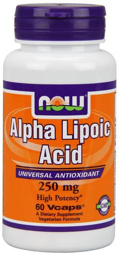 NOW Foods Alpha Lipoic Acid 250mg 60 kaps.