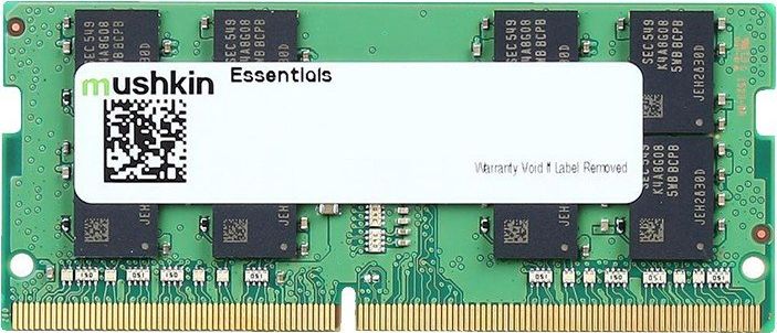 Pamięć do laptopa Mushkin Essentials, SODIMM, DDR4, 32 GB, 3200 MHz, CL22 (MES4S320NF32G)