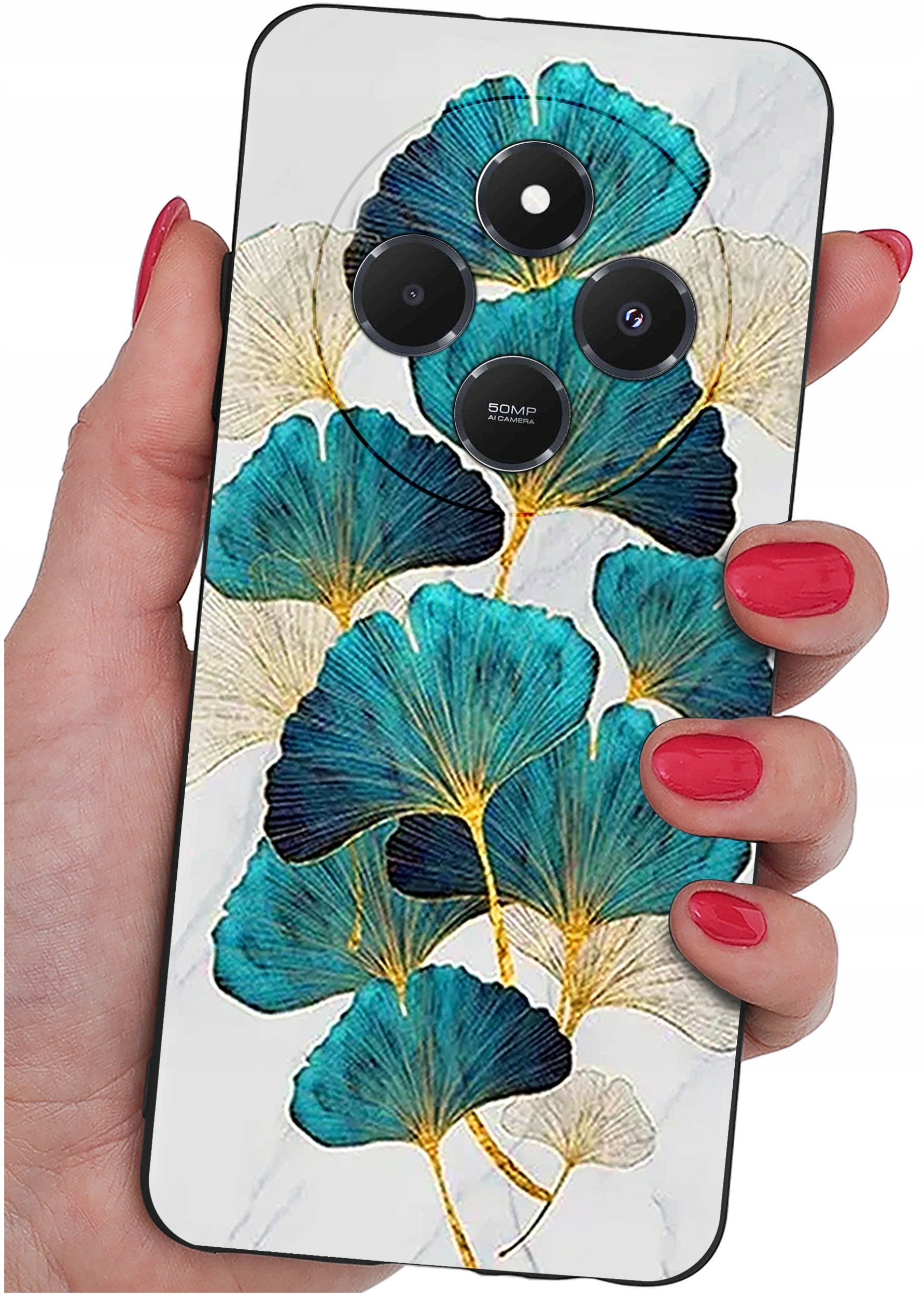 Etui do Xiaomi Redmi 14C WZORY |SILIKONOWE MATT CASE + SZKŁO 9H