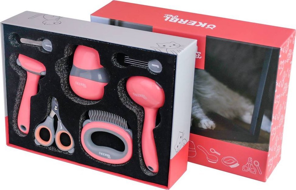Kerbl Zestaw do pielęgnacji 7 in 1 dla kota