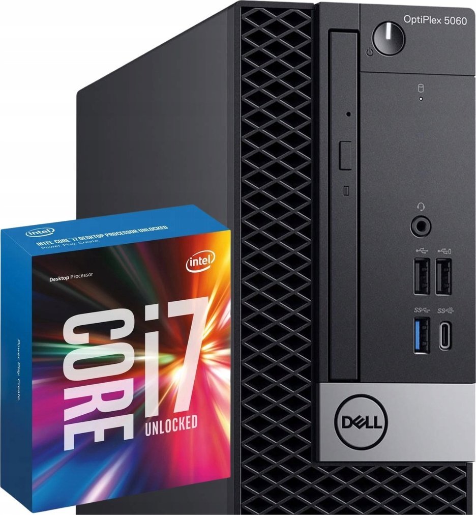 Komputer Dell Optiplex 5060 Sff Intel Core i7 16GB DDR4 1000GB SSD Windows 11