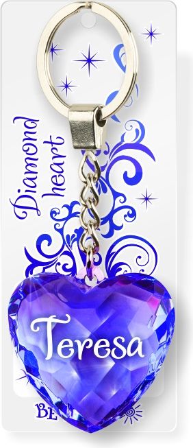 Breloczek Be Happy Brelok Serce Diamentowe - Teresa (BEHA0087)