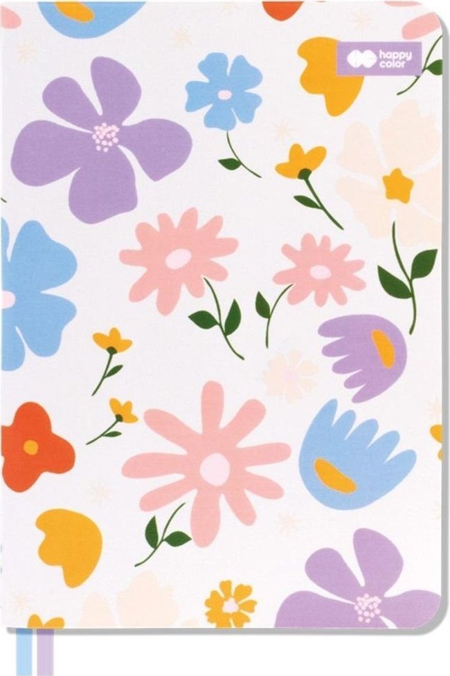 Notes A5/80K kratka Bloom pastel HAPPY COLOR