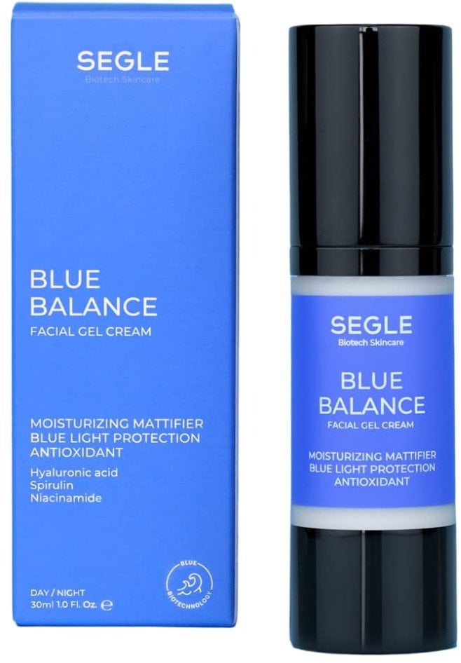 Drėkinamasis veido kremas Segle Blue Balance, 30 ml