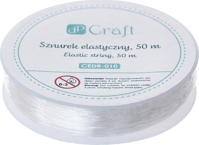 Sznurek elastyczny do koralików 0,45mm x 50m