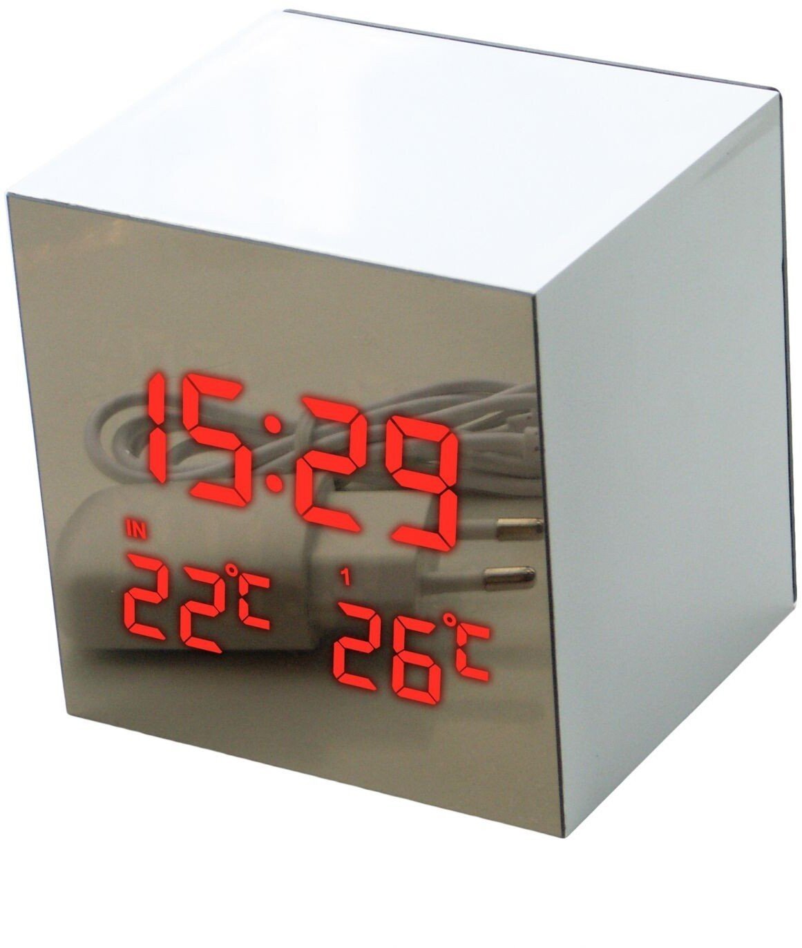 ZEGAR BUDZIK METEO SP28 Z POMIAREM TEMPERATURY