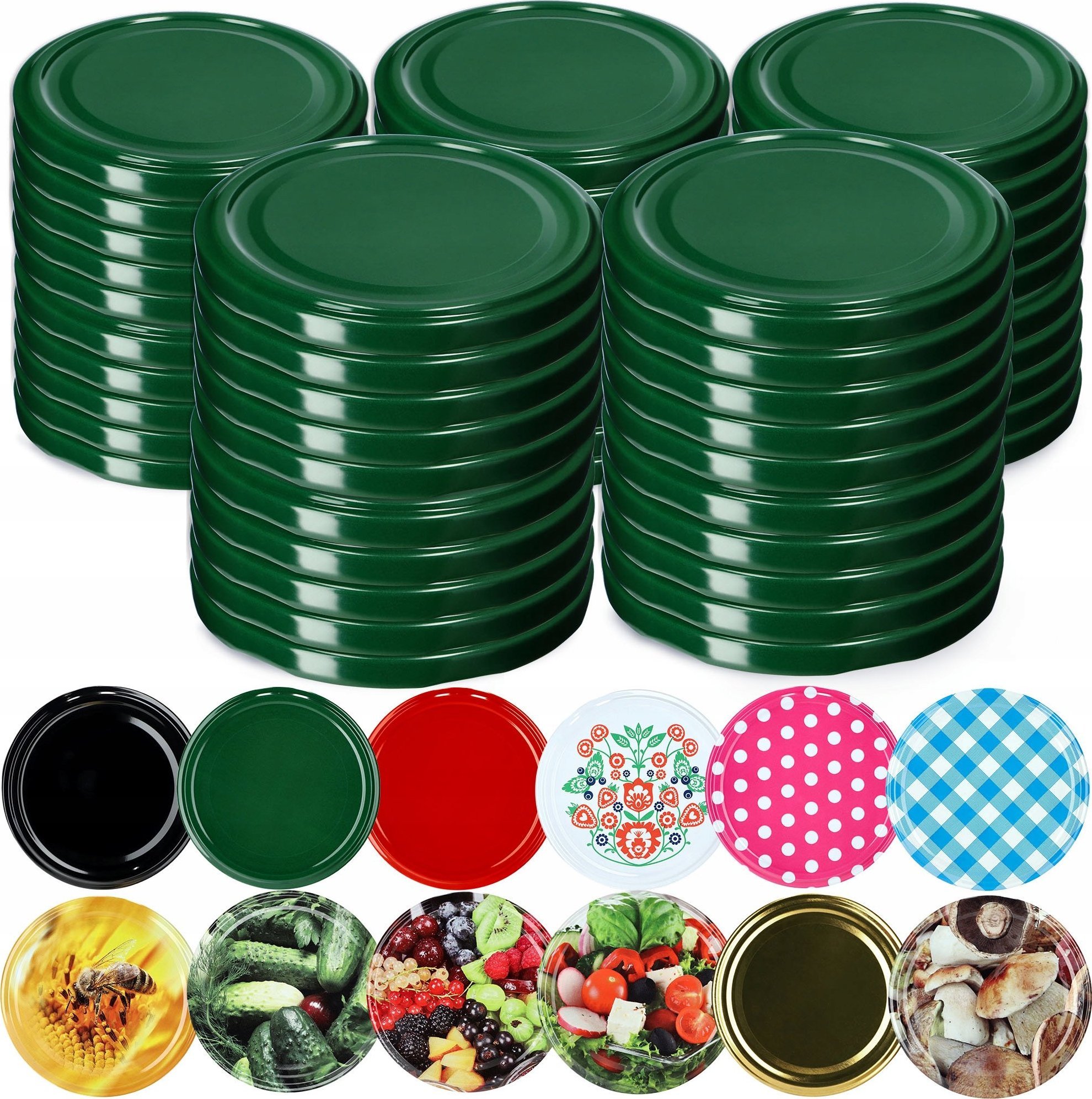 Kadax Zakrętki Nakrętki Wieczka Do Słoików 50 szt fi 82