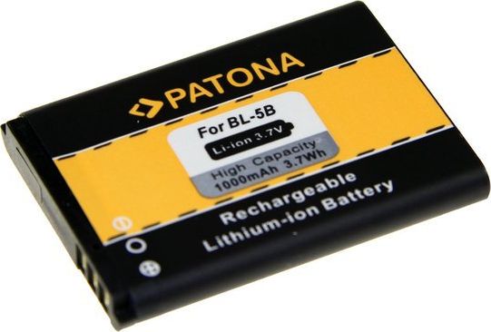 Bateria Patona Nokia BL-5B 1000mAh 3,7V Li-Ion
