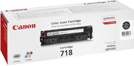 Toner Canon CRG-718 Black Oryginał (2662B005)