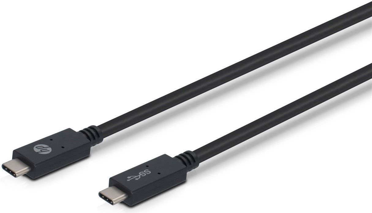 Kabel USB HP USB-C - USB-C 2 m Czarny (2UX18AA#ABB)