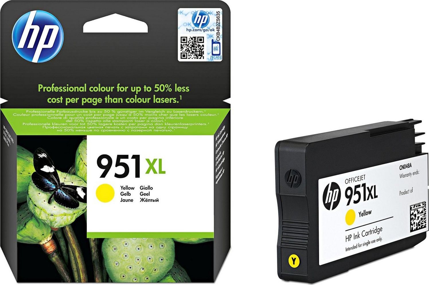 Tusz HP HP Tusz nr 951XL CN048AE Yellow 1500sh