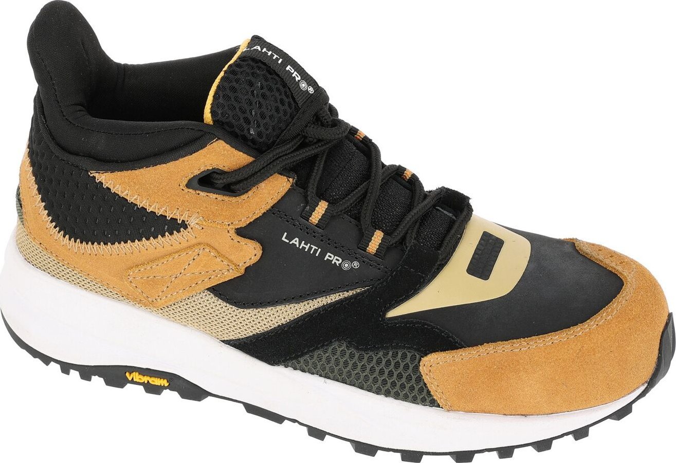 Lahti Pro Półbuty zam/nub/dzian beż-cza-bia,s1 fo hro sr,"47",ce,lahti