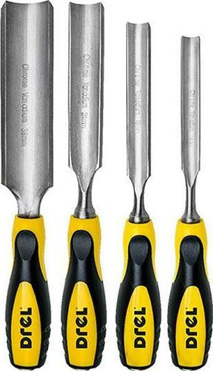 Drel DREL DŁUTA DO DREWNA PÓŁOKRĄGŁE KPL. 4szt. 14/18/24/38mm