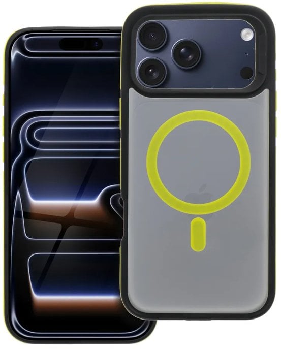 Futerał NEO do IPHONE 17 Pro Max kompatybilny z MagSafe żółty