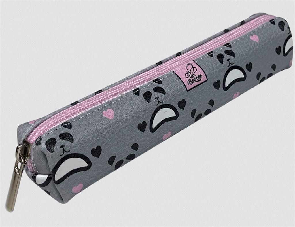 Piórnik Bee-bee Piórnik mini prostokąt Pandy grey (434401) - 5903641201148