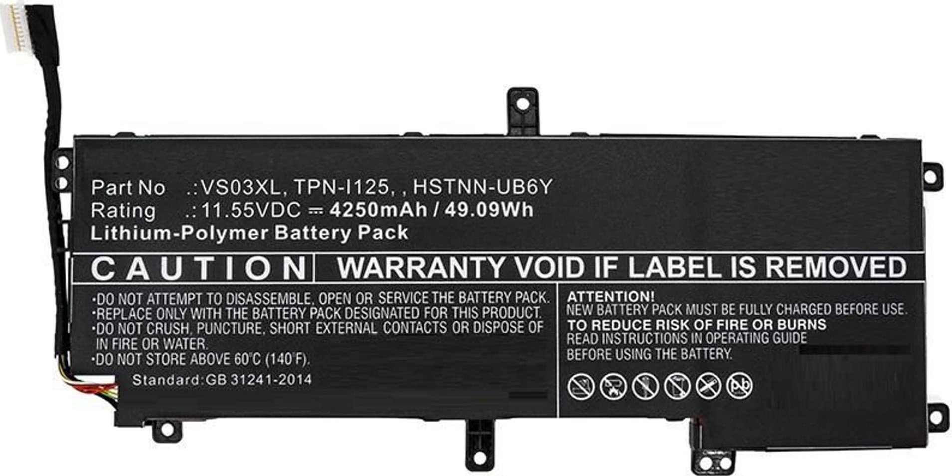 Bateria CoreParts Laptop Battery for HP