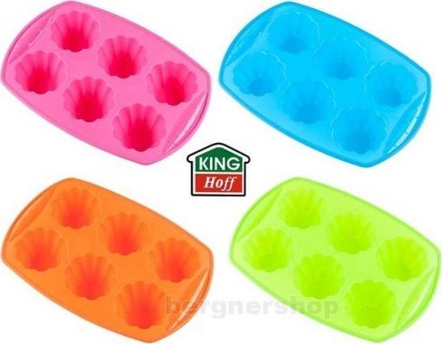 KingHoff SILIKONOWA FORMA DO MUFFINEK BABECZEK KINGHOFF KH-4645
