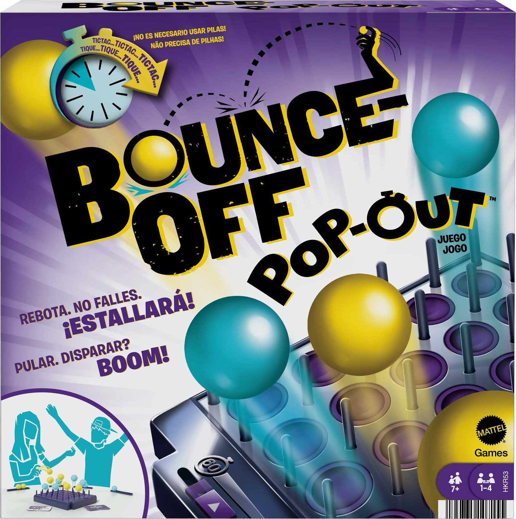 Mattel Gra Bounce-Off Pop-Out Granie w odbijanie