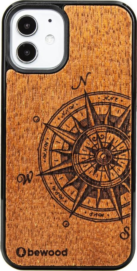 BeWood Drewniane Etui iPhone 12 Mini TRAVELER MERBAU