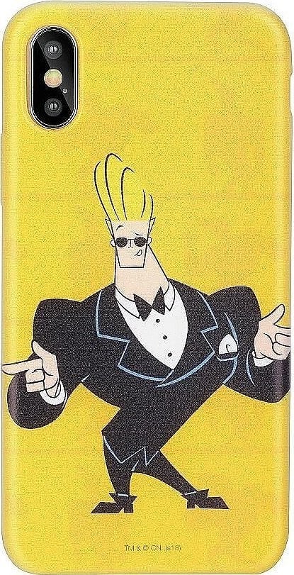 Cartoon Network Johnny Bravo Silicone Case for Apple iPhone XR Smoking