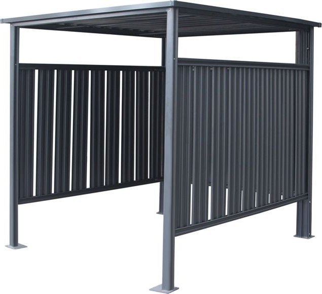 Westmann Westmann Stalowa wiata garażowa na rowery Antracyt 203x180x210cm