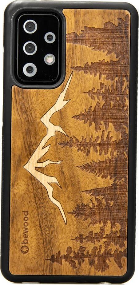 BeWood Drewniane Etui Samsung Galaxy A52/A52s 5G GÓRY IMBUIA
