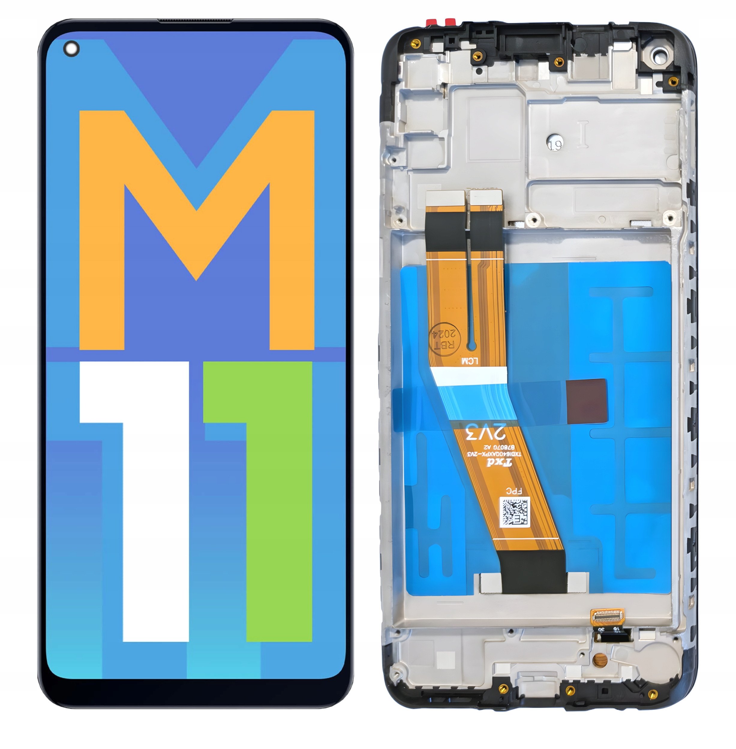 WYŚWIETLACZ EKRAN LCD DO SAMSUNG M11 RAMKA