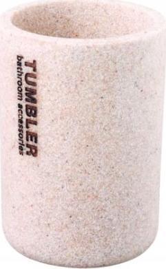 Bisk Kubek łazienkowy kosmetyczny Dakar beżowy