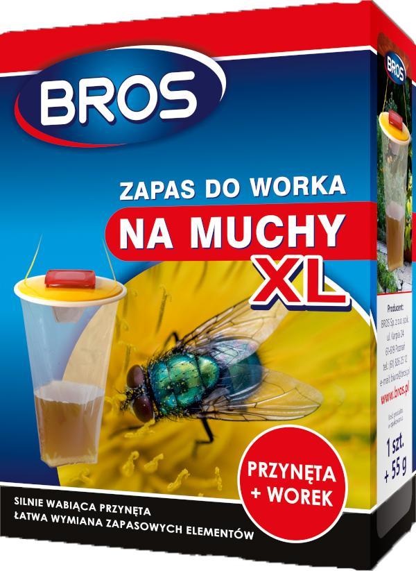 Bros Zapas Do Worka Na Muchy XL z Przynętą