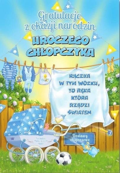 Trend Kartka okolicznościowa Narodziny MF42