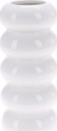 Koopman Wazon ceramiczny na kwiaty biały 16 cm