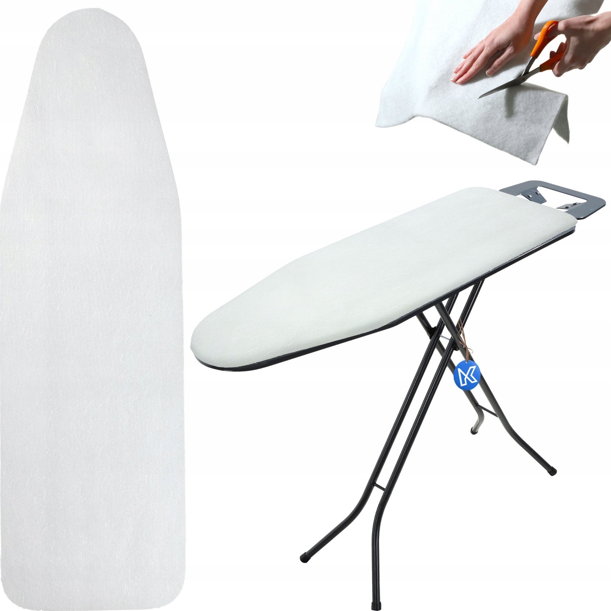 Kadax KADAX Podkład filc Pod Pokrowiec Na Deskę Do Prasowania Z filcu 120x40cm