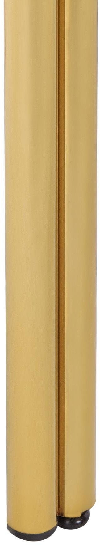 Beliani Konsola LOVELL Szkło hartowane Złoty