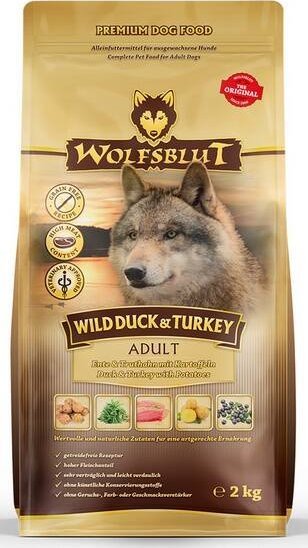 Wolfsblut Wolfsblut Dog Wild Duck Turkey Karma Dla Psa Kaczka Indyk 2kg