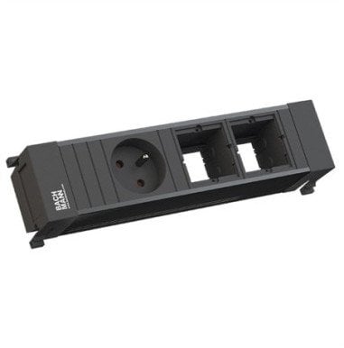 BACHMANN POWER FRAME 1xUTE 2xCM profil plastikowy czarny