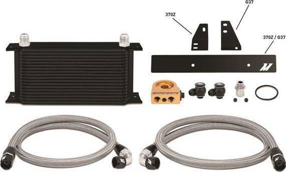 Mishimoto Zestaw Chłodnica Oleju Mishimoto Nissan 370Z 2009+ / Infiniti G37 2008+ (Coupe only) Thermostatic Black
