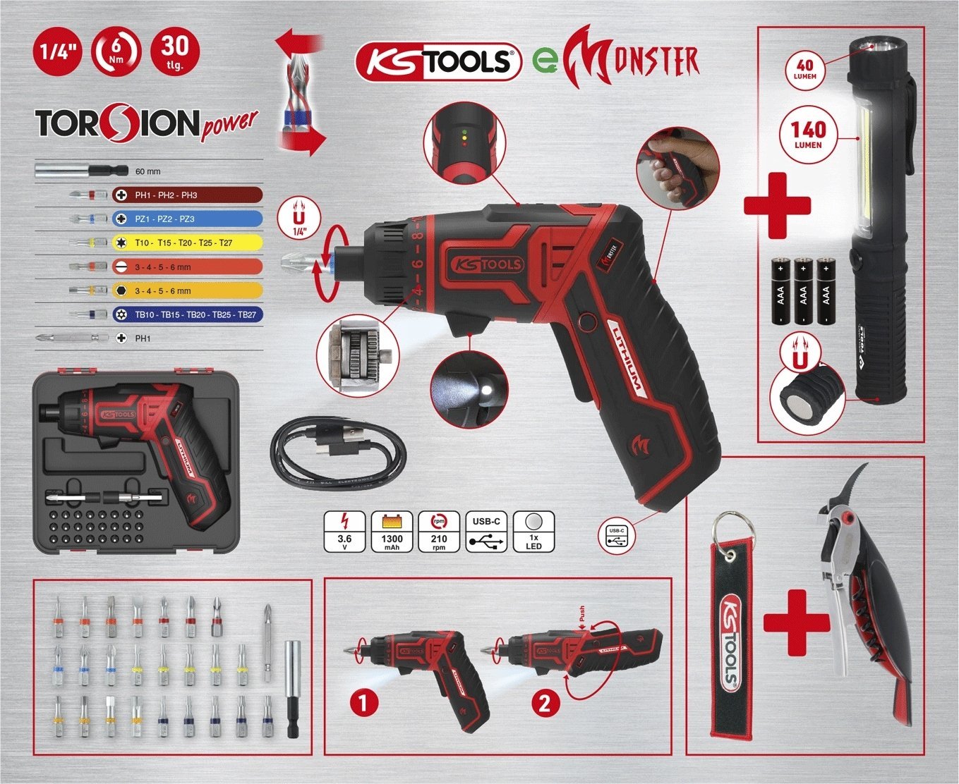 Zestaw narzędzi KS Tools eMONSTER Narzędzie Julekalender