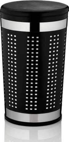 Kosz na pranie Kela Sevilla czarny (KE-21818)