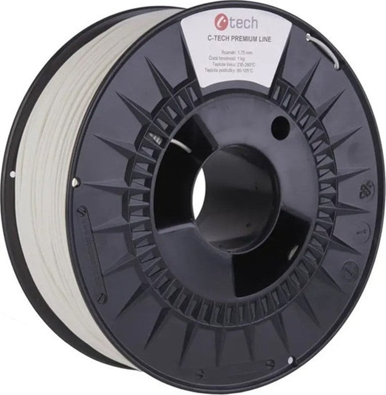 C-Tech Filament 3D C-TECH PREMIUM LINE ABS 1,75mm 1kg natural